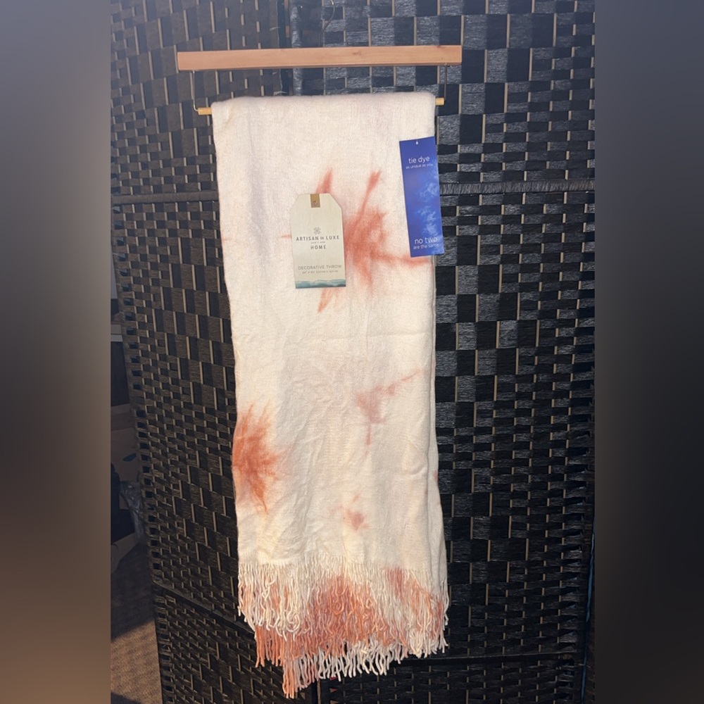 Tie Dye Decorative Throw